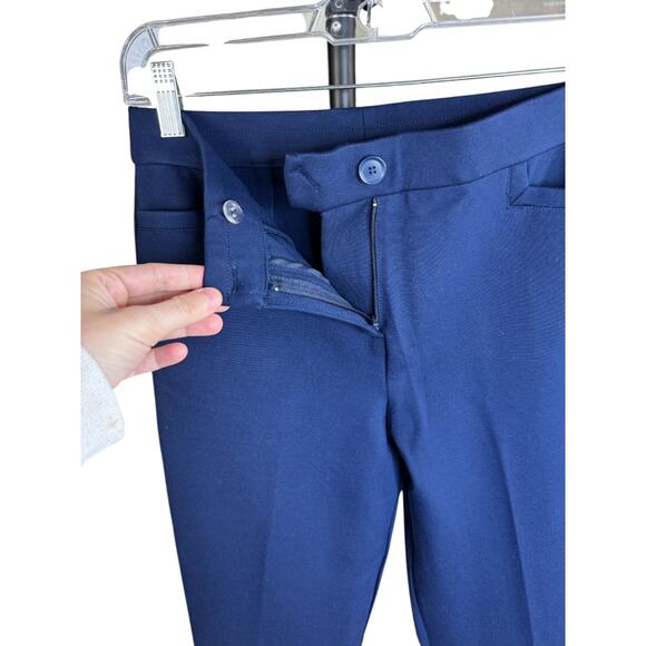 Tailored by Susan Graver Smart Ponte Slim Leg Trouser Navy‎ X-Small PETITE NWOT - Picture 6 of 12